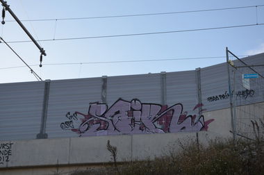 Graffiti Bombing in Vienna - Photo by Wolfneck - sair, graffiti, wien