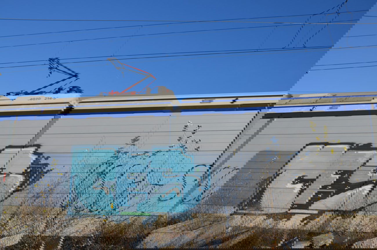 Graffiti Bombing in Vienna - Photo by Wolfneck - cfs, bombing, graffiti