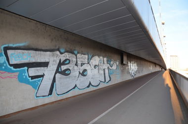 Graffiti Bombing in Vienna - Photo by Wolfneck - bombing, graffiti, wien