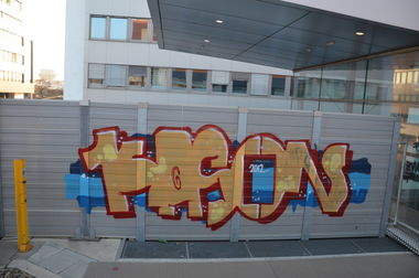 Graffiti Wall in Vienna - Photo by Wolfneck - kason, graffiti, austria