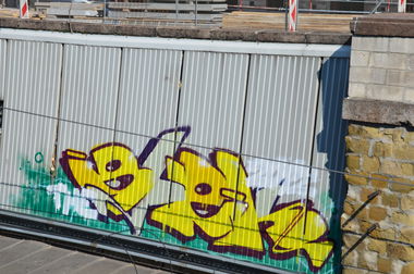 Graffiti Wall in Vienna - Photo by Wolfneck - bhek, graffiti, wien