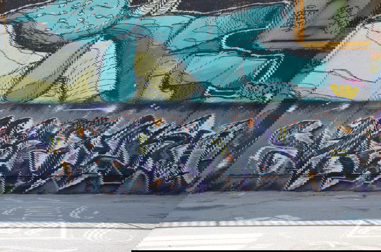 Graffiti Wall in Vienna - Photo by Wolfneck - wall, graffiti, wien