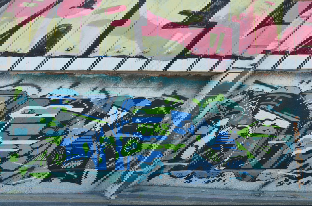 Graffiti Wall in Vienna - Photo by Wolfneck - vienna, wien, graffiti