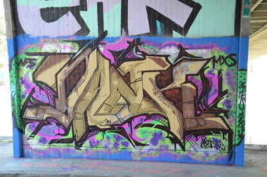 Graffiti Wall in Vienna - Photo by Wolfneck - jank, graffiti, wien