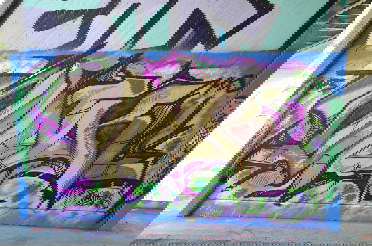 Graffiti Wall in Vienna - Photo by Wolfneck - jank, graffiti, wien