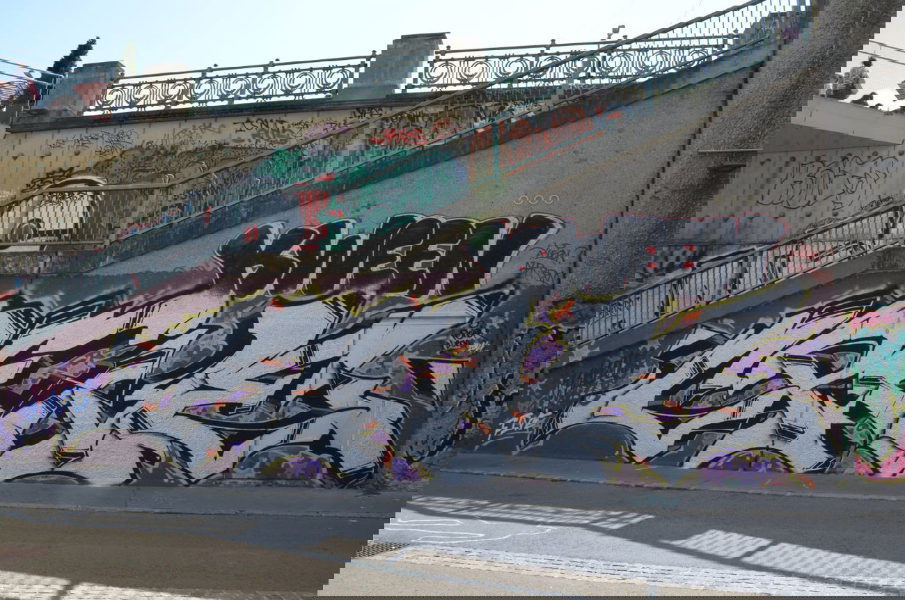 Graffiti Wall in Vienna - Photo by Wolfneck - vienna, wien, graffiti