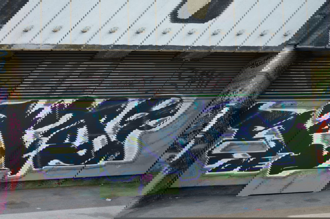 Graffiti Wall in Vienna - Photo by Wolfneck - skorp.vienna, wien, wall