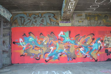 Graffiti Wall in Vienna - Photo by Wolfneck - smar, graffiti, vienna