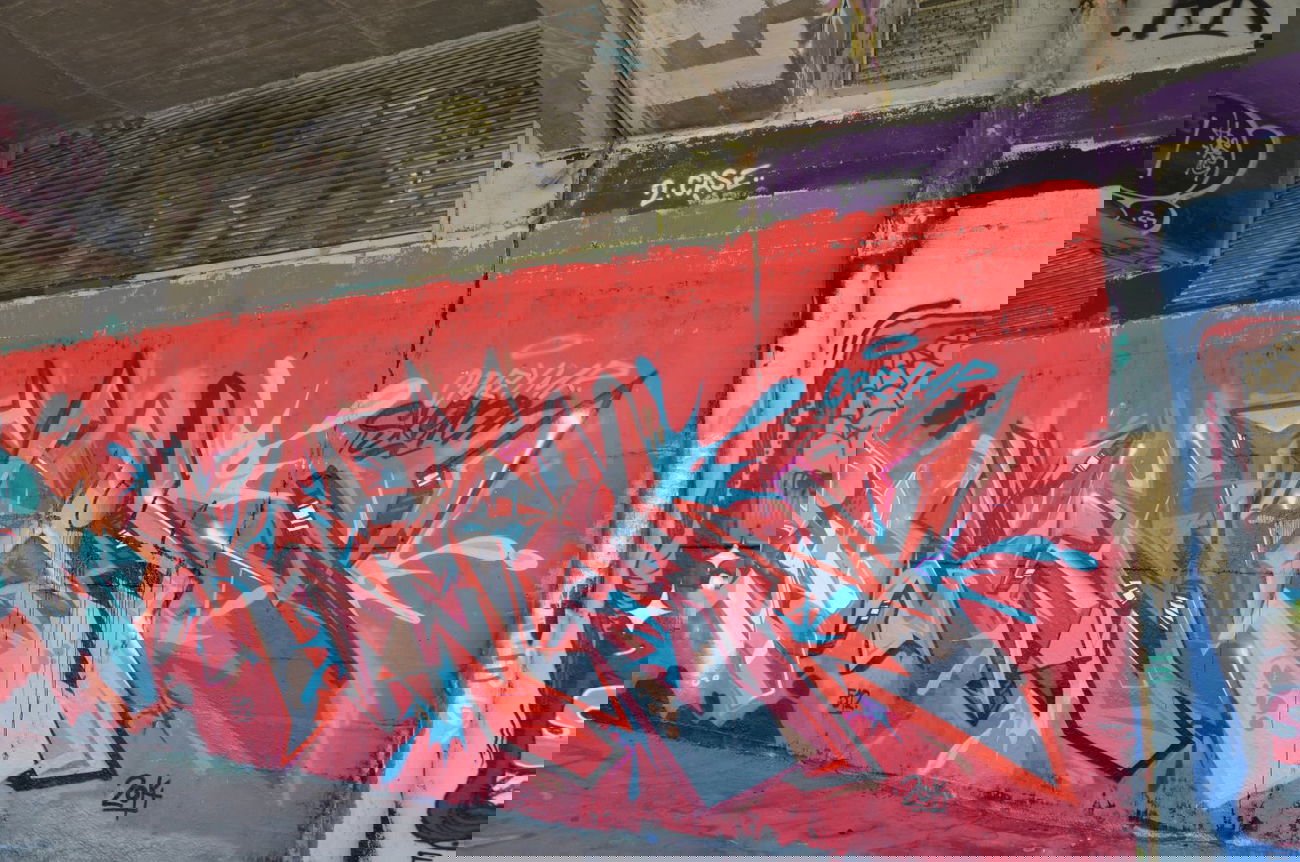 Graffiti Wall in Vienna - Photo by Wolfneck - sketch, graffiti, vienna