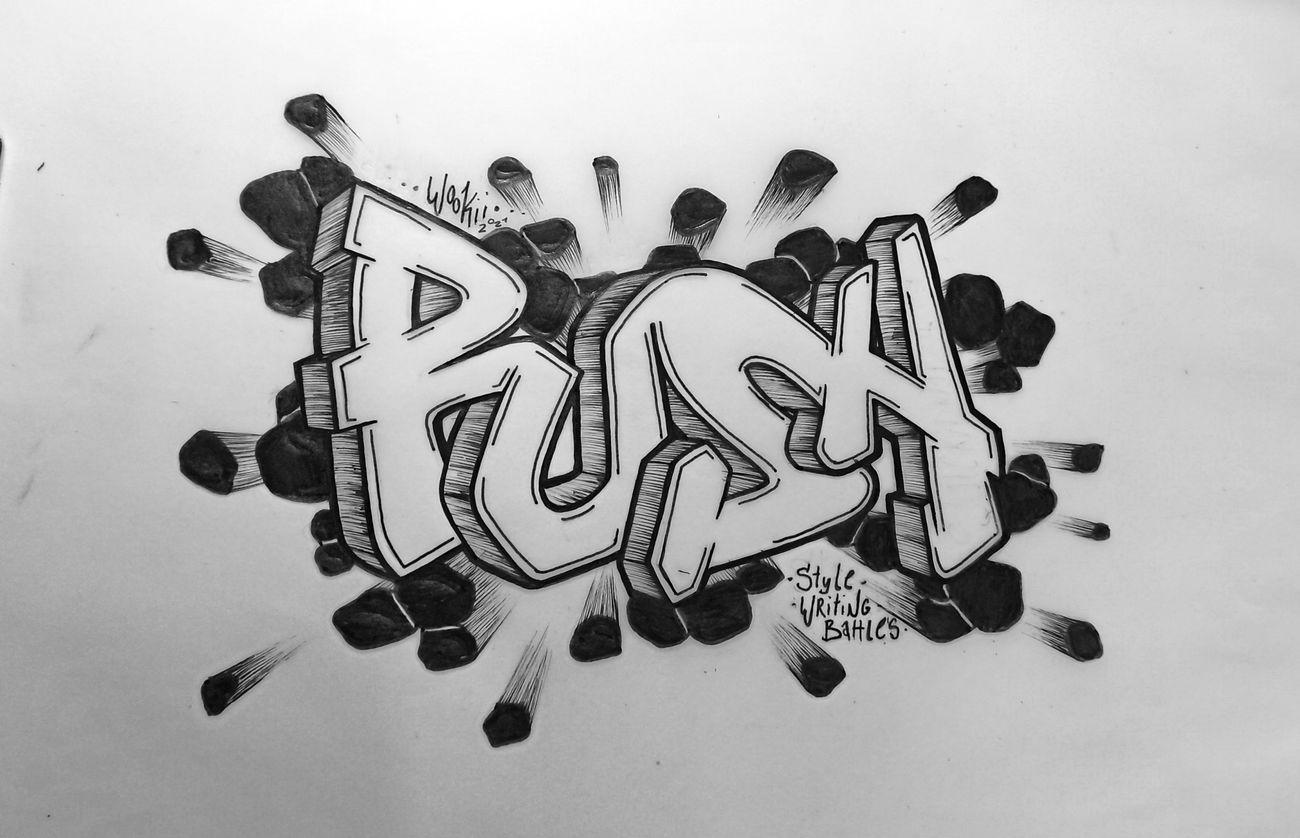 Graffiti Sketch in Nürnberg - Photo by Wookii - sketch, sketchbattle, rookie (2021)