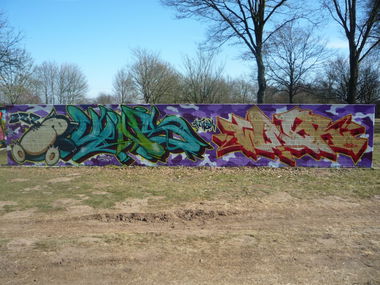 Graffiti Wall in Ibbenbüren - Photo by Worker - Vins75, Work, Relaxo