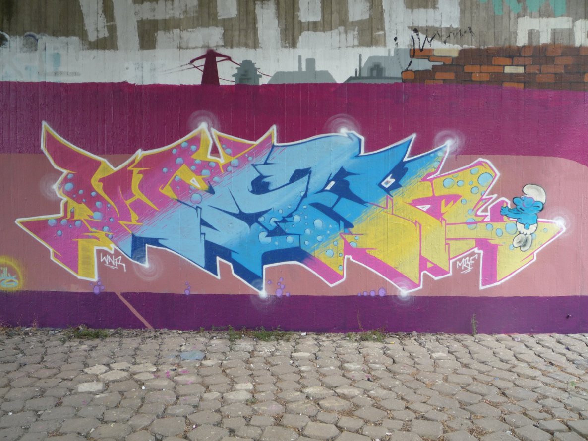 Graffiti Wall - Photo by Worker - Work, WNR, MBF (2013)
