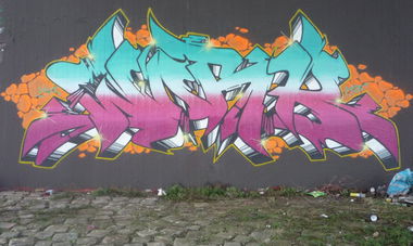 Graffiti Wall - Photo by Worker - Work, WNR, MBF (2014)