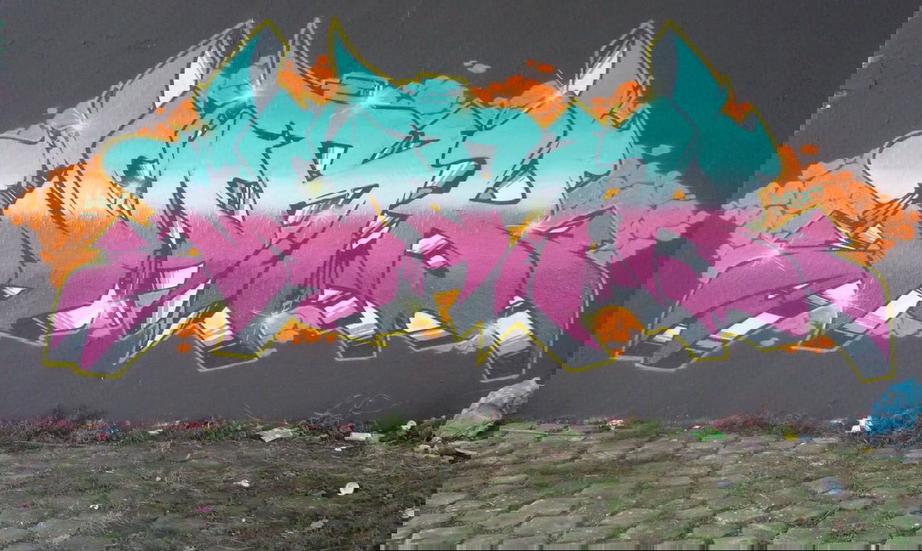 Graffiti Wall - Photo by Worker - Work, WNR, MBF (2014)