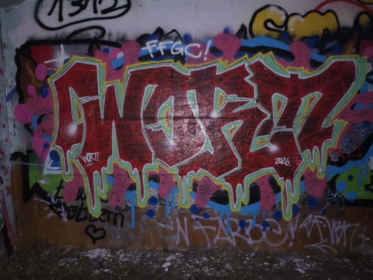 Graffiti Wall - Photo by Wort - wort, kassel