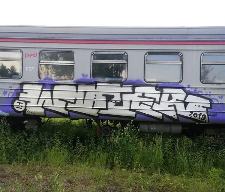Graffiti Train - Photo by Wozer (2019)