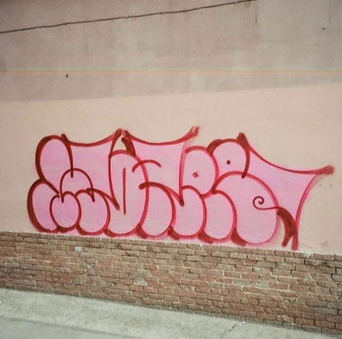 Graffiti Wall - Photo by Wozer - throwup, throwie