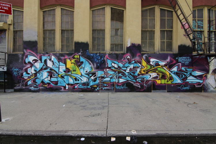 Graffiti Wall in New York - Photo by Wrackz - Pesk