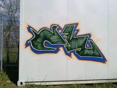 Graffiti Bombing - Photo by WurstUndKaese - Eker, Gütersloh, rts