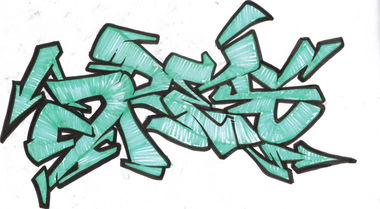 Graffiti Sketch - Photo by WurstUndKaese - Ares, Eker, RTS (2013)