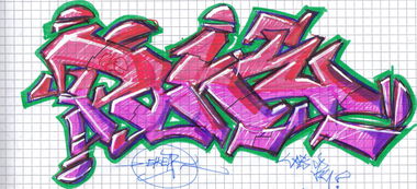 Graffiti Sketch - Photo by WurstUndKaese - Poke, eker, germany (2013)