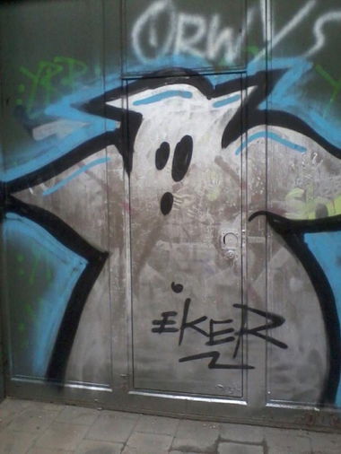 Graffiti Wall - Photo by WurstUndKaese - ghost, eker, rts (2014)