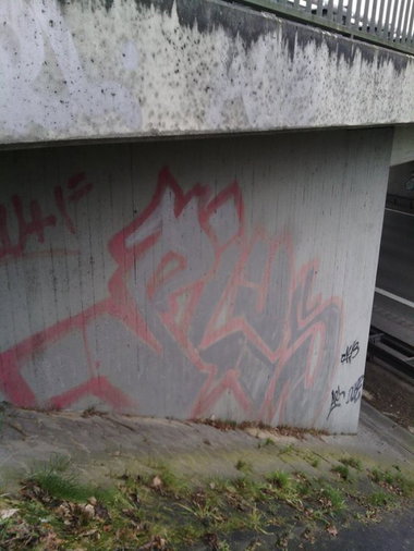 Graffiti Bombing - Photo by WurstUndKaese - Plus, Gütersloh (?)