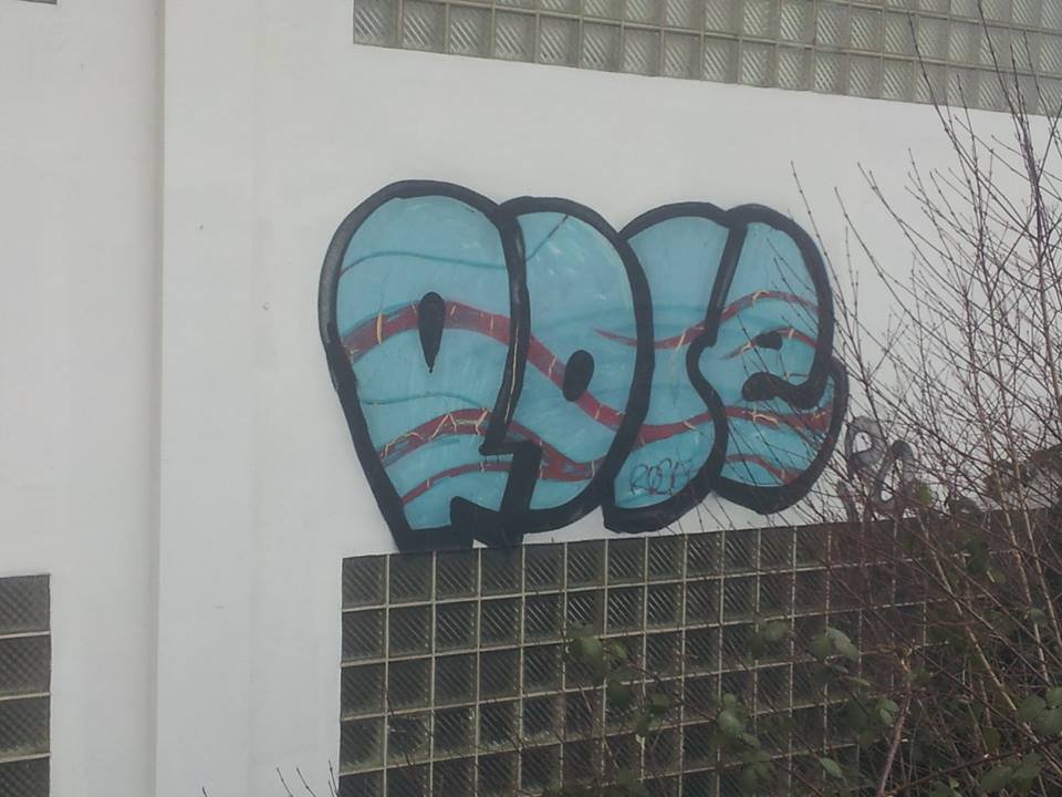 Graffiti Bombing - Photo by WurstUndKaese - Rose, Sore, AHS (?)