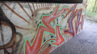 Graffiti Bombing - Photo by WurstUndKaese - Eker, rts, brackwede (2014)