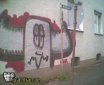 Graffiti Bombing - Photo by WurstUndKaese - AK, Gütersloh