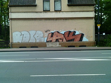 Graffiti Bombing - Photo by WurstUndKaese - Rose, Ak