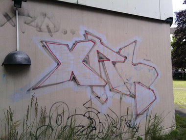 Graffiti Bombing - Photo by WurstUndKaese - Xrq, Gift, Dmf