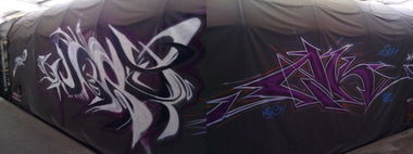 Graffiti Train - Photo by WurstUndKaese - Quest, Eker, Nsg (2014)