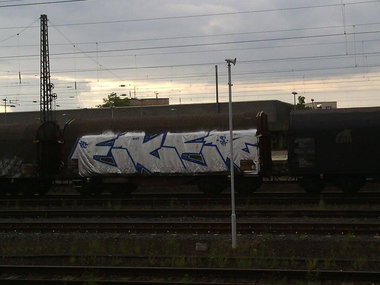 Graffiti Bombing - Photo by WurstUndKaese - Eker, Gütersloh, rts (2014)