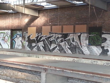 Graffiti Bombing - Photo by WurstUndKaese - Eker, rts, Gütersloh (2014)