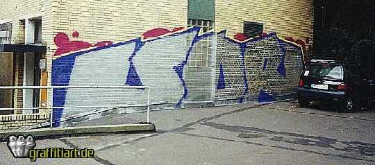 Graffiti Bombing - Photo by WurstUndKaese - Sore, Sor, Hamburg (2001)
