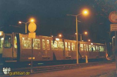Graffiti Train - Photo by WurstUndKaese - Ko, Knockout, crew (2002)