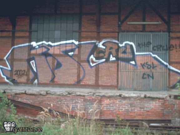 Graffiti Bombing - Photo by WurstUndKaese - ksl, Kingsizeletters, Cn (2002)
