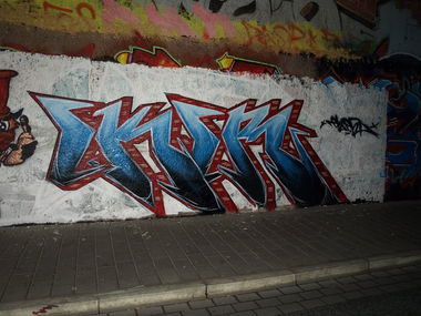 Graffiti Wall - Photo by WurstUndKaese - eker, kesh, gütersloh (2014)