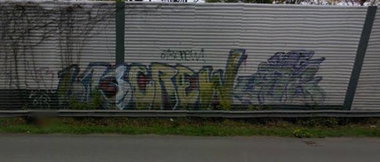 Graffiti Bombing - Photo by WurstUndKaese - 613, 66613, bielefeld (2003)