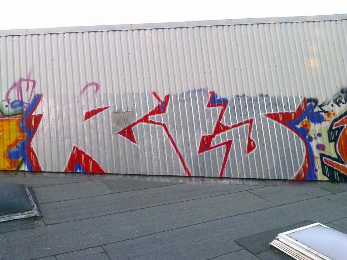 Graffiti Bombing - Photo by WurstUndKaese - rts, bielefeld, trainline (2014)