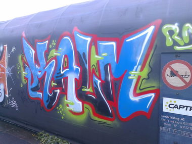 Graffiti Train - Photo by WurstUndKaese - kalm, rmk (2014)