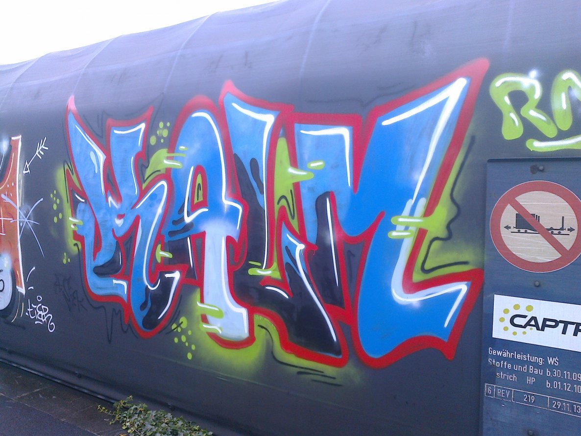 Graffiti Train - Photo by WurstUndKaese - kalm, rmk (2014)