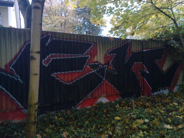 Graffiti Bombing - Photo by WurstUndKaese - Eker, Rts, Gütersloh (2014)