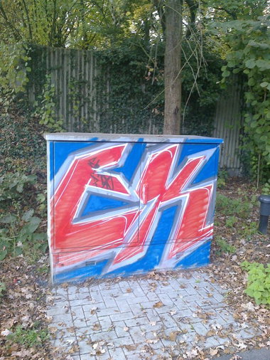 Graffiti Bombing - Photo by WurstUndKaese - Eker, Gütersloh, Rts (2014)