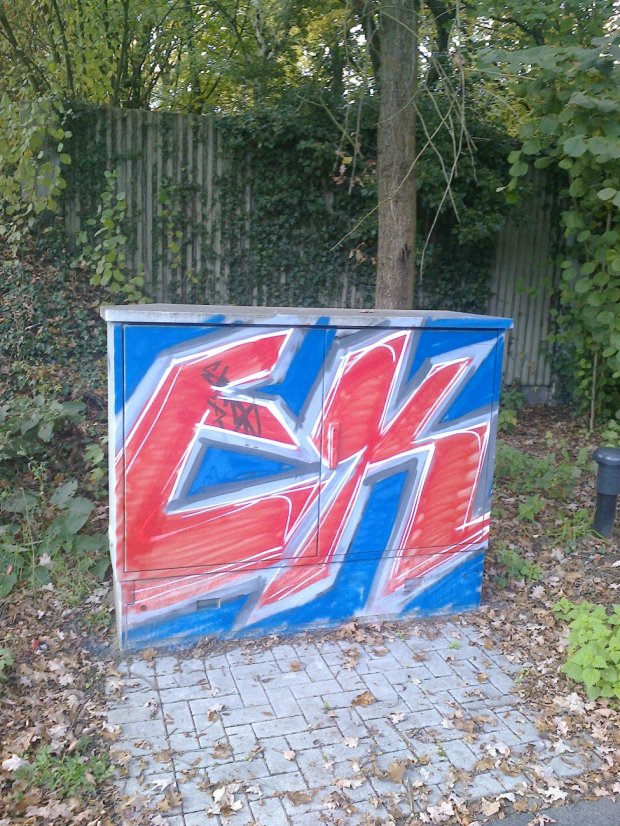 Graffiti Bombing - Photo by WurstUndKaese - Eker, Gütersloh, Rts (2014)