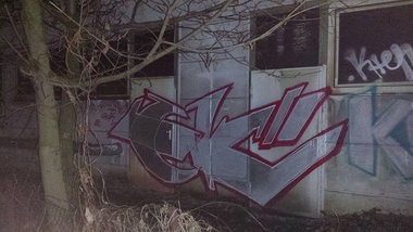 Graffiti Bombing - Photo by WurstUndKaese - eker, rts, gütersloh