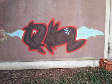 Graffiti Bombing - Photo by WurstUndKaese - Eker, ek, Gütersloh (2015)