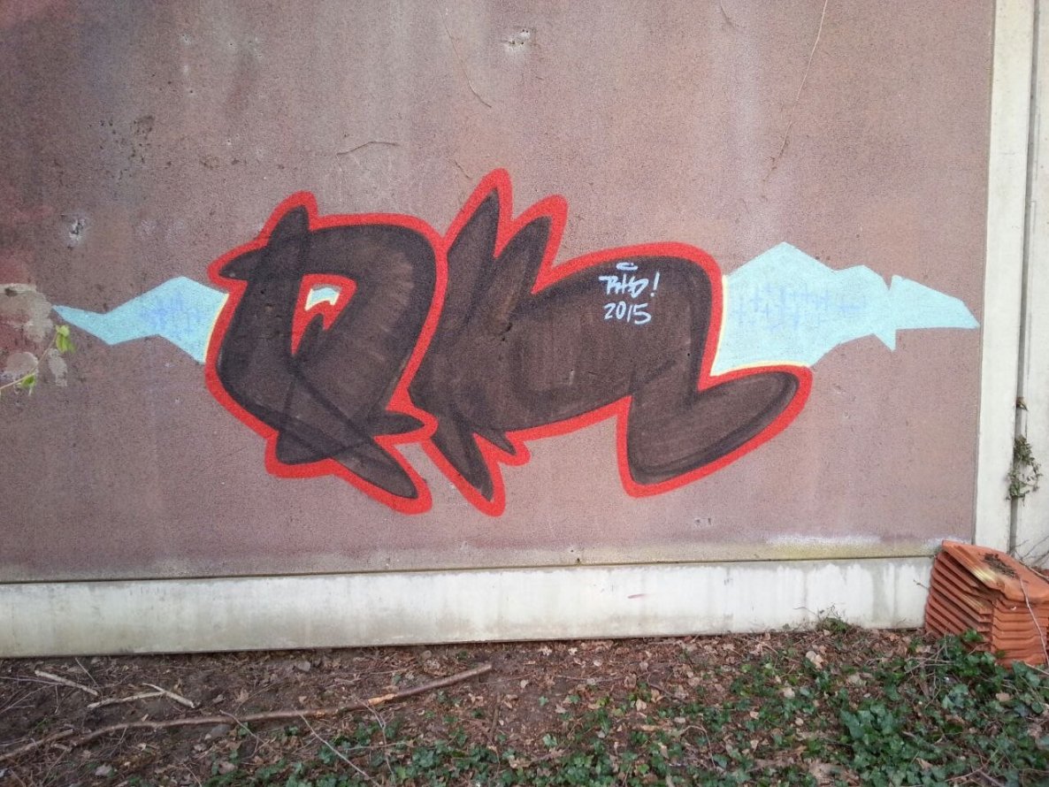 Graffiti Bombing - Photo by WurstUndKaese - Eker, ek, Gütersloh (2015)