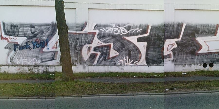 Graffiti Bombing - Photo by WurstUndKaese - ziste, rheda, gütersloh